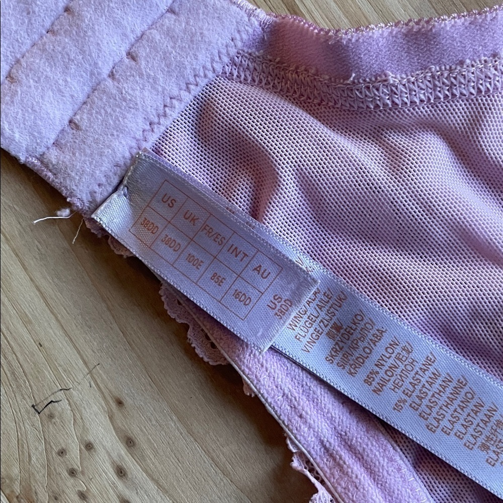 Savage X Fenty Purple Pink Lace Underwire Bra - Picture 6 of 8